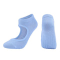 High Quality Pilates Socks Anti-Slip Breathable Backless Yoga Socks Ankle Ballet Dance Sports Socks for Women Fitness Stevvex