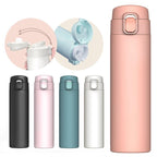 High Quality Portable Thermos Bottle Girl/Boy Stainless Steel Water Bottle Vacuum Flasks Insulated Cup High Capacity Student  Stainless Steel Thermos Bottle Portable Vacuum Flask Insulated Water Bottle Thermos Travel Coffee Mug Water Bottles Stevvex