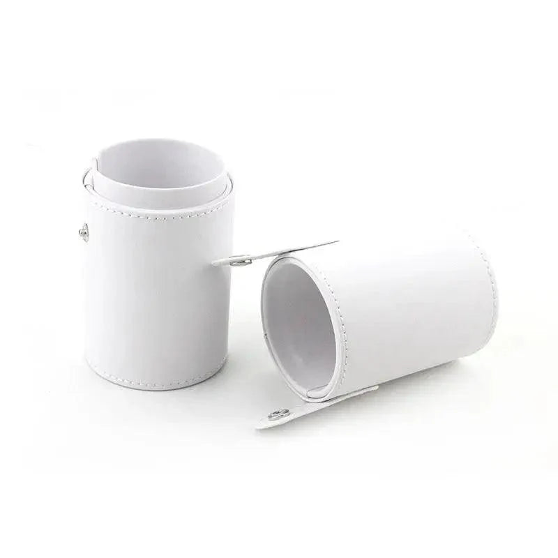High Quality PU Leather Makeup Storage Holder Cosmetic Cup Case Box for Makeup Brush Pen Stevvex