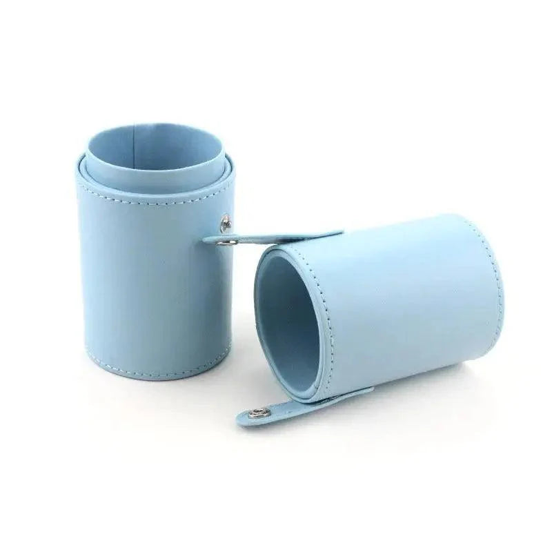 High Quality PU Leather Makeup Storage Holder Cosmetic Cup Case Box for Makeup Brush Pen Stevvex