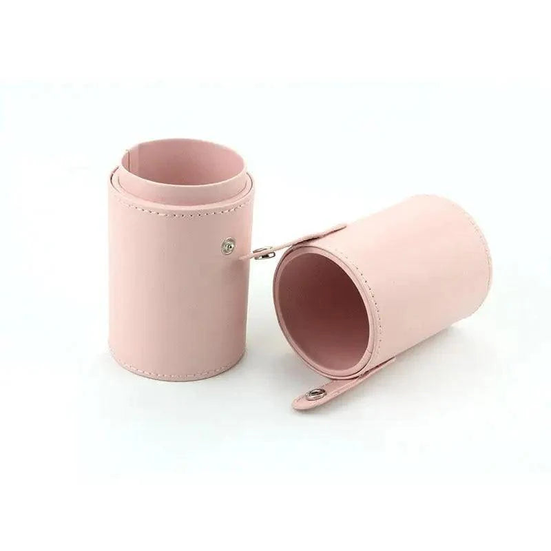 High Quality PU Leather Makeup Storage Holder Cosmetic Cup Case Box for Makeup Brush Pen Stevvex
