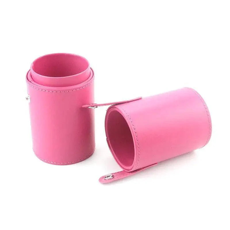High Quality PU Leather Makeup Storage Holder Cosmetic Cup Case Box for Makeup Brush Pen Stevvex