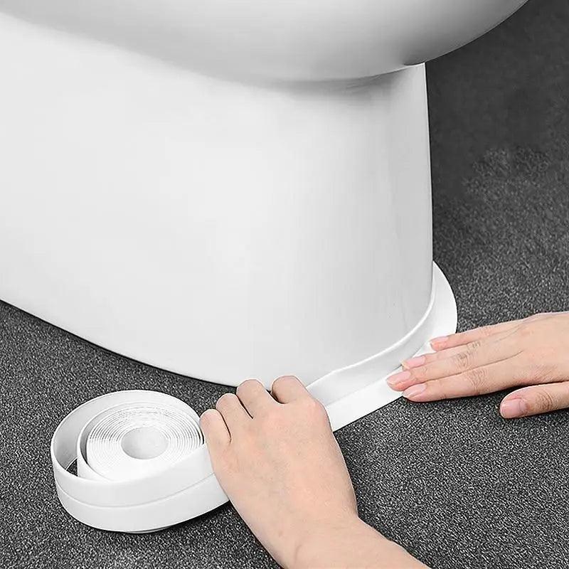 High Quality PVC Waterproof Wall Sticker Self Adhesive Sink Stove Crack Strip Kitchen Bathroom Bathtub Corner Sealant Tape Waterproof Stevvex