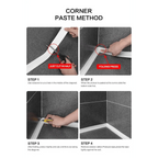 High Quality PVC Waterproof Wall Sticker Self Adhesive Sink Stove Crack Strip Kitchen Bathroom Bathtub Corner Sealant Tape Waterproof Stevvex