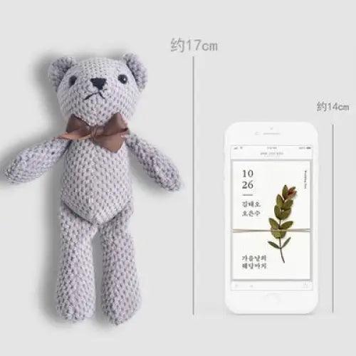 High Quality Soft 18-20CM Teddy Bear Stuffed Plush Toys Cute Dress Rabbit Pendant Dolls Gifts Birthday Wedding Party Decor Stevvex