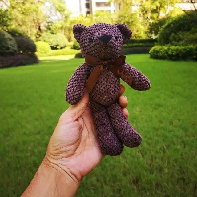 High Quality Soft 18-20CM Teddy Bear Stuffed Plush Toys Cute Dress Rabbit Pendant Dolls Gifts Birthday Wedding Party Decor Stevvex