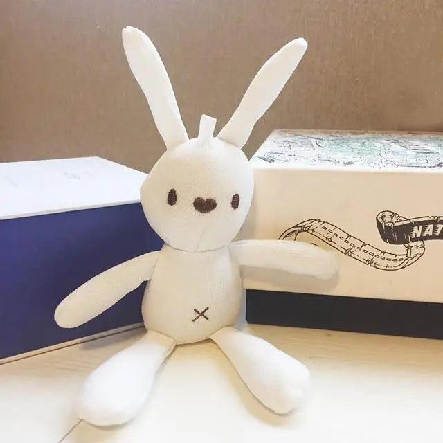 High Quality Soft 18-20CM Teddy Bear Stuffed Plush Toys Cute Dress Rabbit Pendant Dolls Gifts Birthday Wedding Party Decor Stevvex