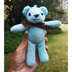 High Quality Soft 18-20CM Teddy Bear Stuffed Plush Toys Cute Dress Rabbit Pendant Dolls Gifts Birthday Wedding Party Decor Stevvex