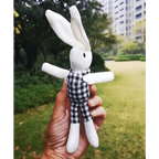 High Quality Soft 18-20CM Teddy Bear Stuffed Plush Toys Cute Dress Rabbit Pendant Dolls Gifts Birthday Wedding Party Decor Stevvex