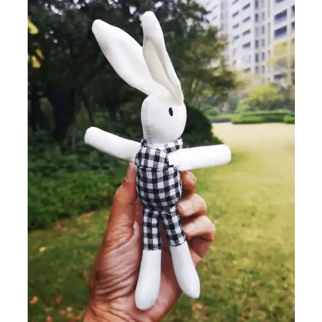 High Quality Soft 18-20CM Teddy Bear Stuffed Plush Toys Cute Dress Rabbit Pendant Dolls Gifts Birthday Wedding Party Decor Stevvex