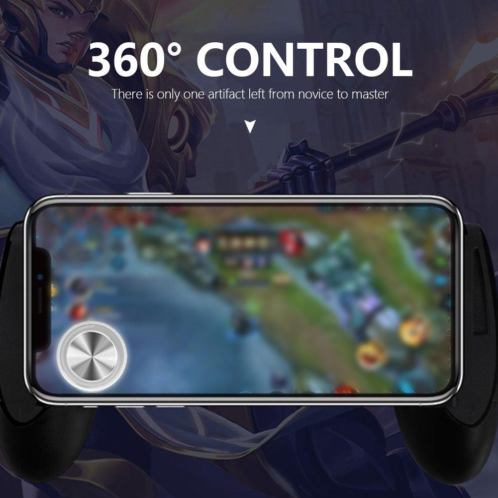 High Quality Suction Up Game Joystick Rocker 360D Control Metal Button Mobile Gaming Controller For Tablet Android Touch Screen Joypad Game Controller Stevvex