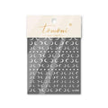 High Quality Ultra-Thin Adhesive Black And White Crescent Moon Nail Art Stickers DIY Manicure Water Transfer Nail Decals Sticker For Pretty Girl Self-Adhesive Nail Decals Designer Nail Stickers for Acrylic Decal Decoration Stevvex