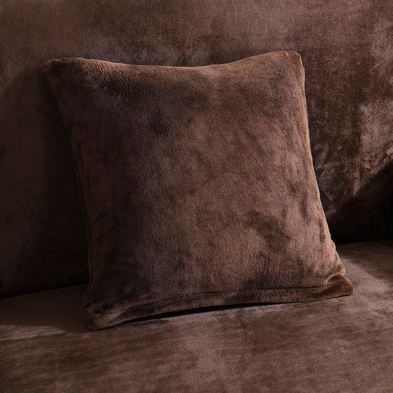 High Quality Velvet Plush Sofa Cover for Living Room Sectional Couch Cover Elastic Case Sofa Slipcover Stretch 1/2/3/4 Seater Velvet Sofa Couch Furniture Protector Soft Anti-Slip High Stretch Stevvex