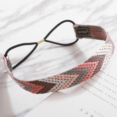 High Quality Vintage Bohemian Ethnic Embroidery Flower Headband for Women Girl Elastic Hair Band Retro Gorgeous Hair Accessories For Women Stevvex
