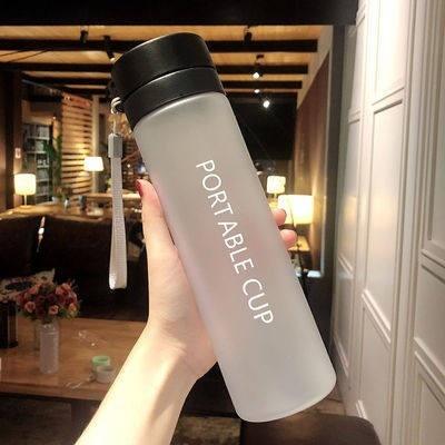 High Quality Water Bottle 800ML Tour Outdoor Sport Leak Proof Seal School Water Bottles Drinkware BPA Free Plastic Sport Water Bottle Large Capacity Outdoor Matte Water Bottle Stevvex