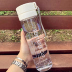 High Quality Water Bottle 800ML Tour Outdoor Sport Leak Proof Seal School Water Bottles Drinkware BPA Free Plastic Sport Water Bottle Large Capacity Outdoor Matte Water Bottle Stevvex