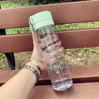 High Quality Water Bottle 800ML Tour Outdoor Sport Leak Proof Seal School Water Bottles Drinkware BPA Free Plastic Sport Water Bottle Large Capacity Outdoor Matte Water Bottle Stevvex