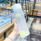 High Quality Water Bottle 800ML Tour Outdoor Sport Leak Proof Seal School Water Bottles Drinkware BPA Free Plastic Sport Water Bottle Large Capacity Outdoor Matte Water Bottle Stevvex