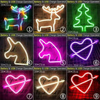 High Quality Wholesale LED Neon Night Light Sign Wall Art Sign Night Lamp Xmas Birthday Gift Wedding Party Wall Hanging Neon Lamp Home Decor Stevvex