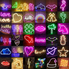 High Quality Wholesale LED Neon Night Light Sign Wall Art Sign Night Lamp Xmas Birthday Gift Wedding Party Wall Hanging Neon Lamp Home Decor Stevvex