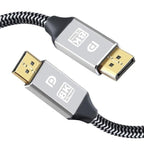 High Speed Display Port TV Cable Audio 8K Video Cable Compatible For PC And Laptop Portable Projector DP1.2 DP1.4 Lightweight Cable Stevvex