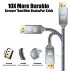 High Speed Display Port TV Cable Audio 8K Video Cable Compatible For PC And Laptop Portable Projector DP1.2 DP1.4 Lightweight Cable Stevvex