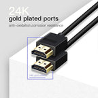 High Speed HDMI Cable 2.0 4K 1080P 3D Video Audio Cable Ultra High Speed Gold Plated Connectors HDMI 4K HD For TV Gaming Console Stevvex