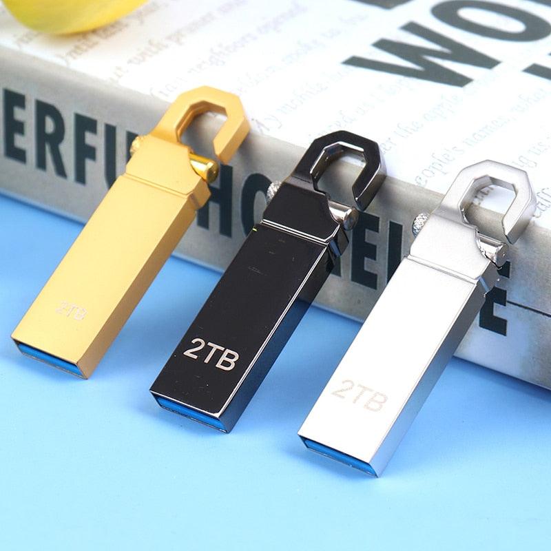 High Speed USB Flash Drive 32GB-2TB USB 3.0 Pen Flash Drive  Micro-USB Dual Memory Stick for Laptop PC Computer Car Audio Pen Drive Disk External Storage Memory Stick Car keychain Stevvex