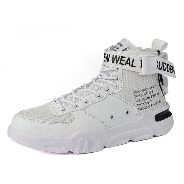 High Top Red Bottom Trend Sneakers For Men Hip Hop Casual Men's Sport High Quality Sneakers Breathable Lightweight Red Basketball Luxury Fashion Running Sneakers Stevvex