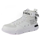 High Top Red Bottom Trend Sneakers For Men Hip Hop Casual Men's Sport High Quality Sneakers Breathable Lightweight Red Basketball Luxury Fashion Running Sneakers Stevvex