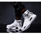 High Top Red Bottom Trend Sneakers For Men Hip Hop Casual Men's Sport High Quality Sneakers Breathable Lightweight Red Basketball Luxury Fashion Running Sneakers Stevvex