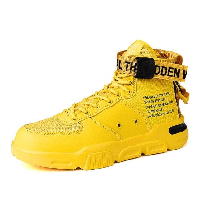 High Top Red Bottom Trend Sneakers For Men Hip Hop Casual Men's Sport High Quality Sneakers Breathable Lightweight Red Basketball Luxury Fashion Running Sneakers Stevvex
