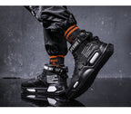 High Top Red Bottom Trend Sneakers For Men Hip Hop Casual Men's Sport High Quality Sneakers Breathable Lightweight Red Basketball Luxury Fashion Running Sneakers Stevvex