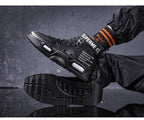 High Top Red Bottom Trend Sneakers For Men Hip Hop Casual Men's Sport High Quality Sneakers Breathable Lightweight Red Basketball Luxury Fashion Running Sneakers Stevvex