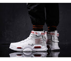 High Top Red Bottom Trend Sneakers For Men Hip Hop Casual Men's Sport High Quality Sneakers Breathable Lightweight Red Basketball Luxury Fashion Running Sneakers Stevvex