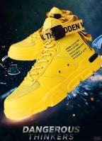 High Top Red Bottom Trend Sneakers For Men Hip Hop Casual Men's Sport High Quality Sneakers Breathable Lightweight Red Basketball Luxury Fashion Running Sneakers Stevvex