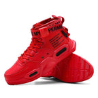 High Top Red Bottom Trend Sneakers For Men Hip Hop Casual Men's Sport High Quality Sneakers Breathable Lightweight Red Basketball Luxury Fashion Running Sneakers Stevvex