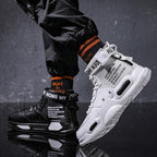 High Top Red Bottom Trend Sneakers For Men Hip Hop Casual Men's Sport High Quality Sneakers Breathable Lightweight Red Basketball Luxury Fashion Running Sneakers Stevvex
