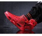 High Top Red Bottom Trend Sneakers For Men Hip Hop Casual Men's Sport High Quality Sneakers Breathable Lightweight Red Basketball Luxury Fashion Running Sneakers Stevvex