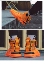 High Top Red Bottom Trend Sneakers For Men Hip Hop Casual Men's Sport High Quality Sneakers Breathable Lightweight Red Basketball Luxury Fashion Running Sneakers Stevvex
