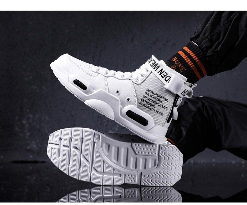 High Top Red Bottom Trend Sneakers For Men Hip Hop Casual Men's Sport High Quality Sneakers Breathable Lightweight Red Basketball Luxury Fashion Running Sneakers Stevvex