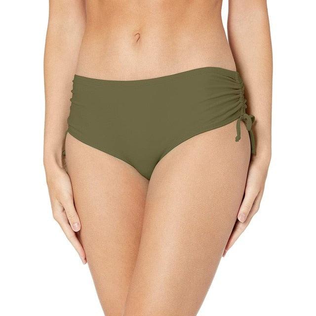 High Waist Bikini Bottoms Women's High Waisted Shorts Swim Bottoms Full Coverage Bikini  Swimsuit Bottom For Women Swimming Panties Ladies Summer Fashion Solid  Bikinis Swim Shorts Bottom Women's Swimsuit Stevvex