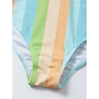 High Waist Bikini Striped Swimsuit Women Swimwear Women's Bathing Suit Triangle Bikini Low Waist Two Piece Swimsuit Female Push up Bikini Set Swimming Wear for Bathing Suit Swimsuits Stevvex
