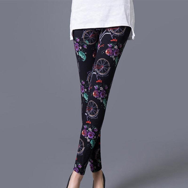 High Waist Leggings Pants Fitness Women Fashion  Printing Leggings Women Fitness Yoga Pants High Waist Push Up Sportswear Elastic Trousers Gym Running Workout Pants Push Up Running Elastic Stripe Dot Bottom Leggings Stevvex