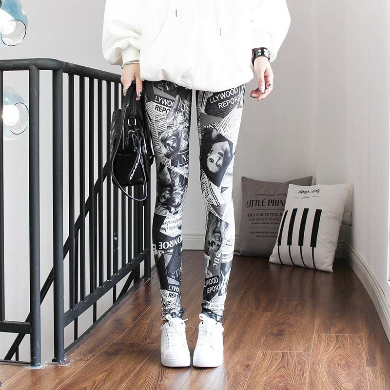 High Waist Leggings Pants Fitness Women Fashion  Printing Leggings Women Fitness Yoga Pants High Waist Push Up Sportswear Elastic Trousers Gym Running Workout Pants Push Up Running Elastic Stripe Dot Bottom Leggings Stevvex
