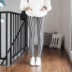 High Waist Leggings Pants Fitness Women Fashion  Printing Leggings Women Fitness Yoga Pants High Waist Push Up Sportswear Elastic Trousers Gym Running Workout Pants Push Up Running Elastic Stripe Dot Bottom Leggings Stevvex