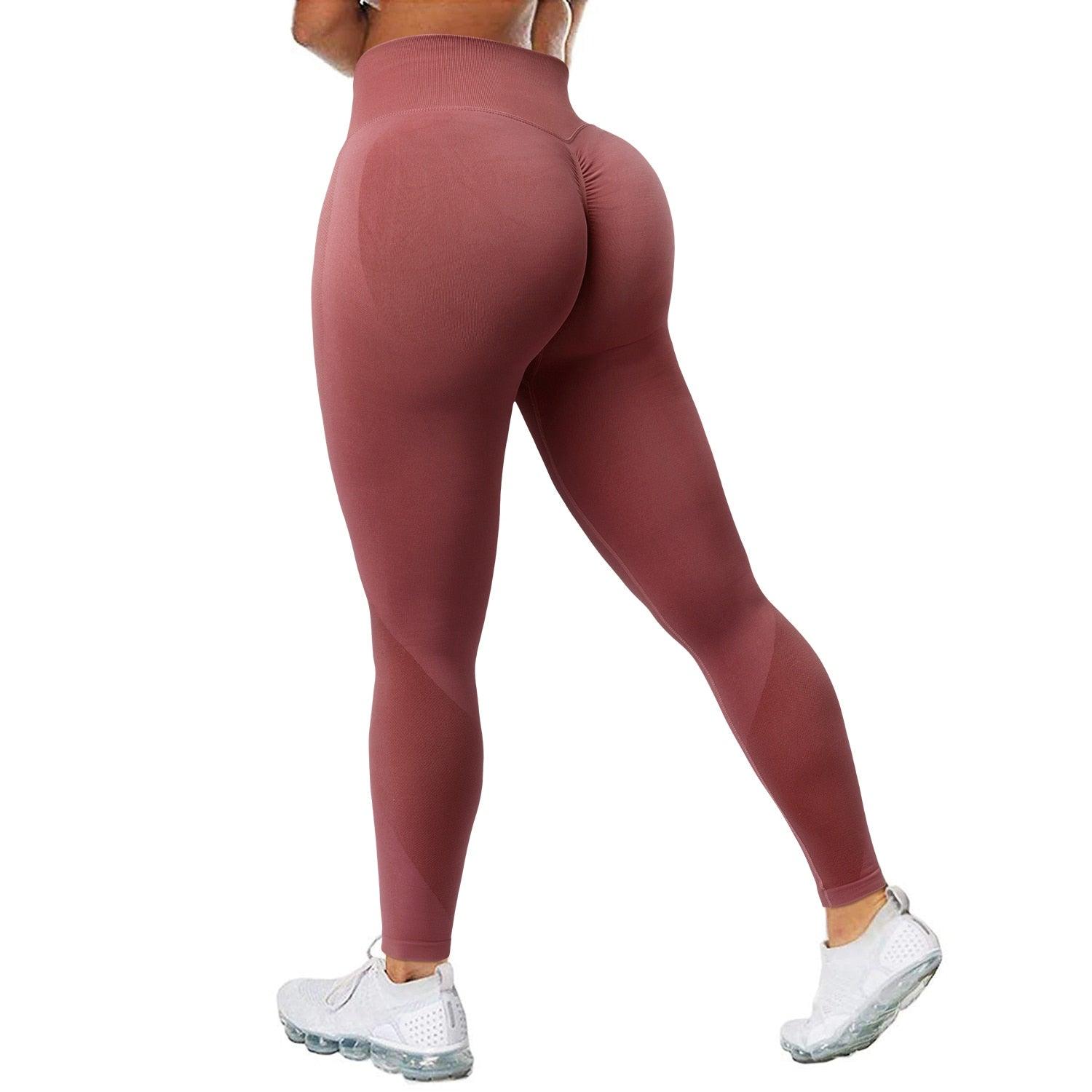 High Waist Seamless Leggings Women Push Up Leggings Women Seamless Lifting Leggings High Waist Workout Yoga Pants Sport Women Fitness Running Yoga Pants Elegant Elastic Leggings For Fitness Figure Enhancing Athletic Leggings Stevvex