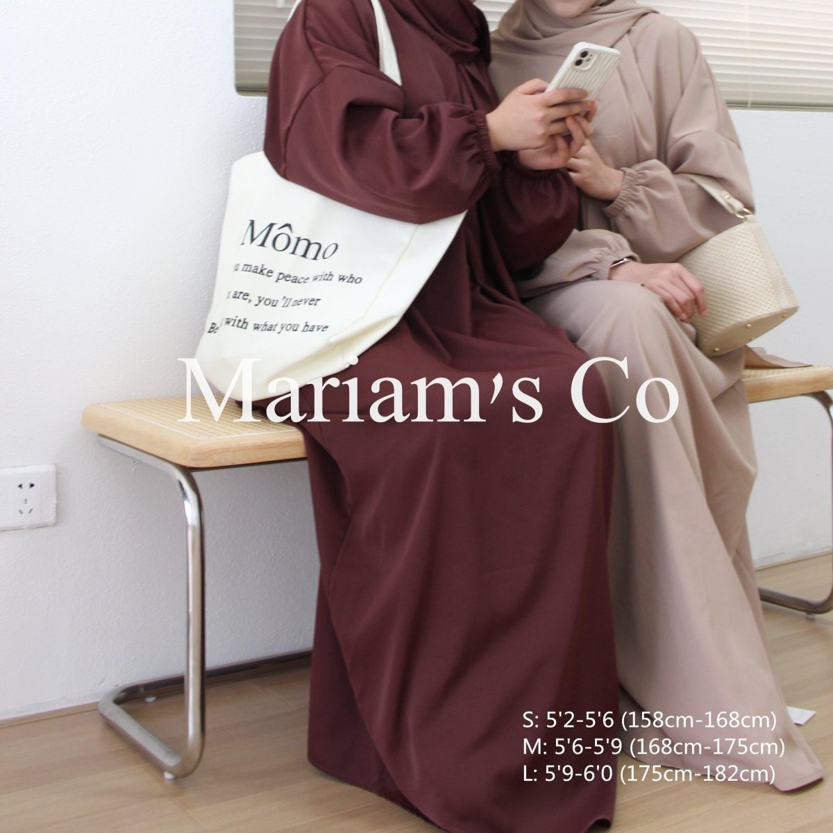 Hijab Attached Hooded Abaya With Pockets (MA0011) - SJB-DIAMOND ELITES