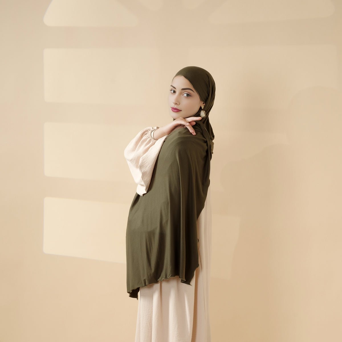 Perfect Hijab for Eid: Premium Modal Jersey Long Scarf – Soft, Breathable & Elegant in 8 Colors Shawl (MH105) Mariam's Collection