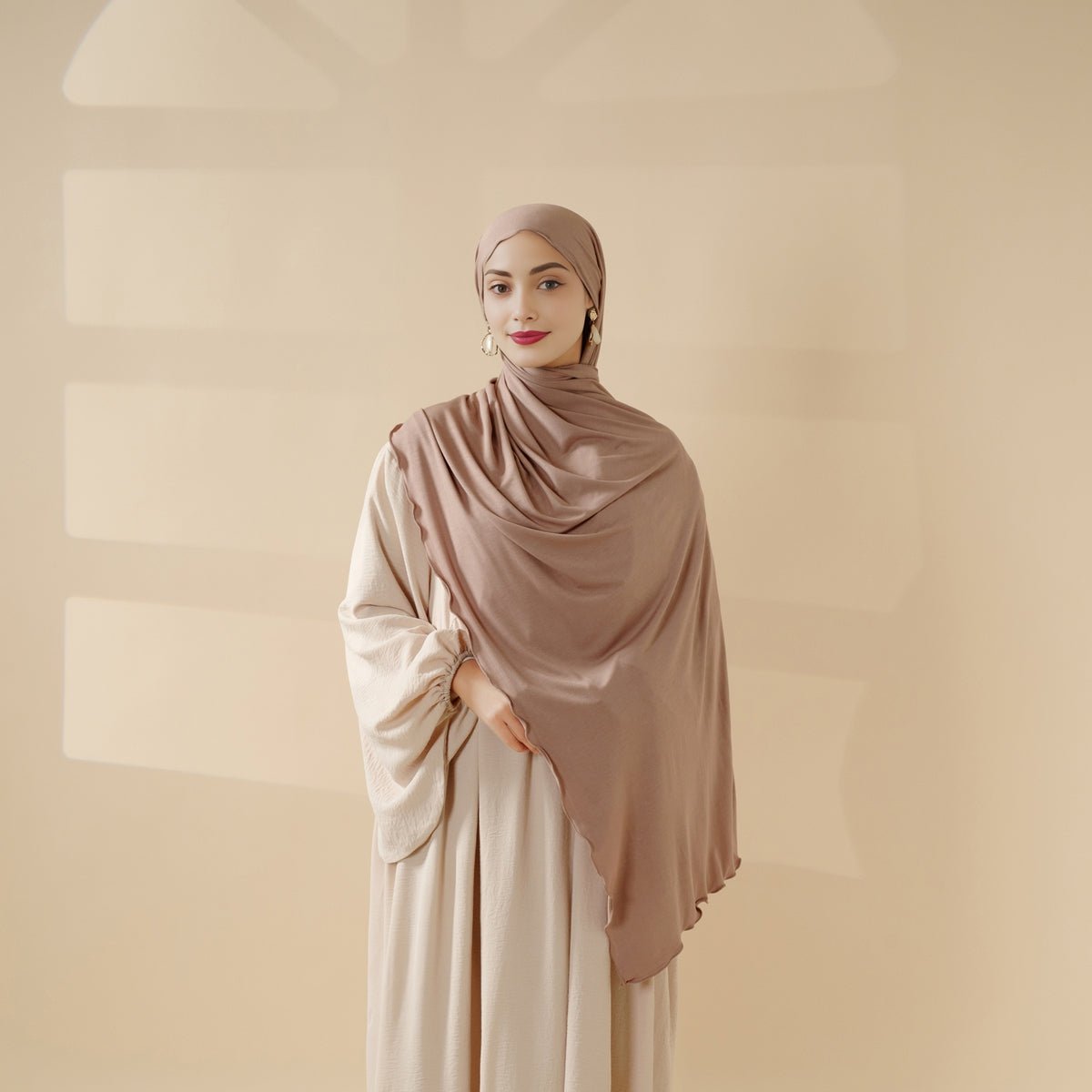 Perfect Hijab for Eid: Premium Modal Jersey Long Scarf – Soft, Breathable & Elegant in 8 Colors Shawl (MH105) Mariam's Collection
